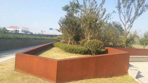 崇信耐候钢挡土墙
